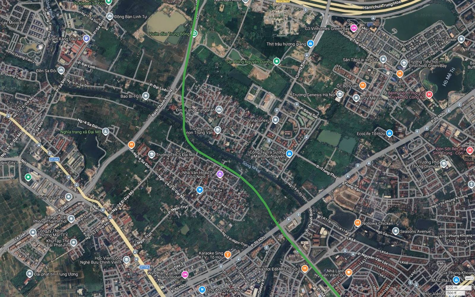 Tuyến metro số 4 Hà Nội qua Trung Văn Đại Mỗ, cắt sông Nhuệ và trục Tố Hữu gần Seasons Avenue